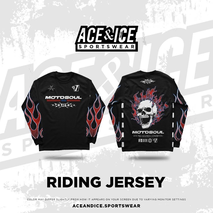 DARKE temporary flame riding jersey reference