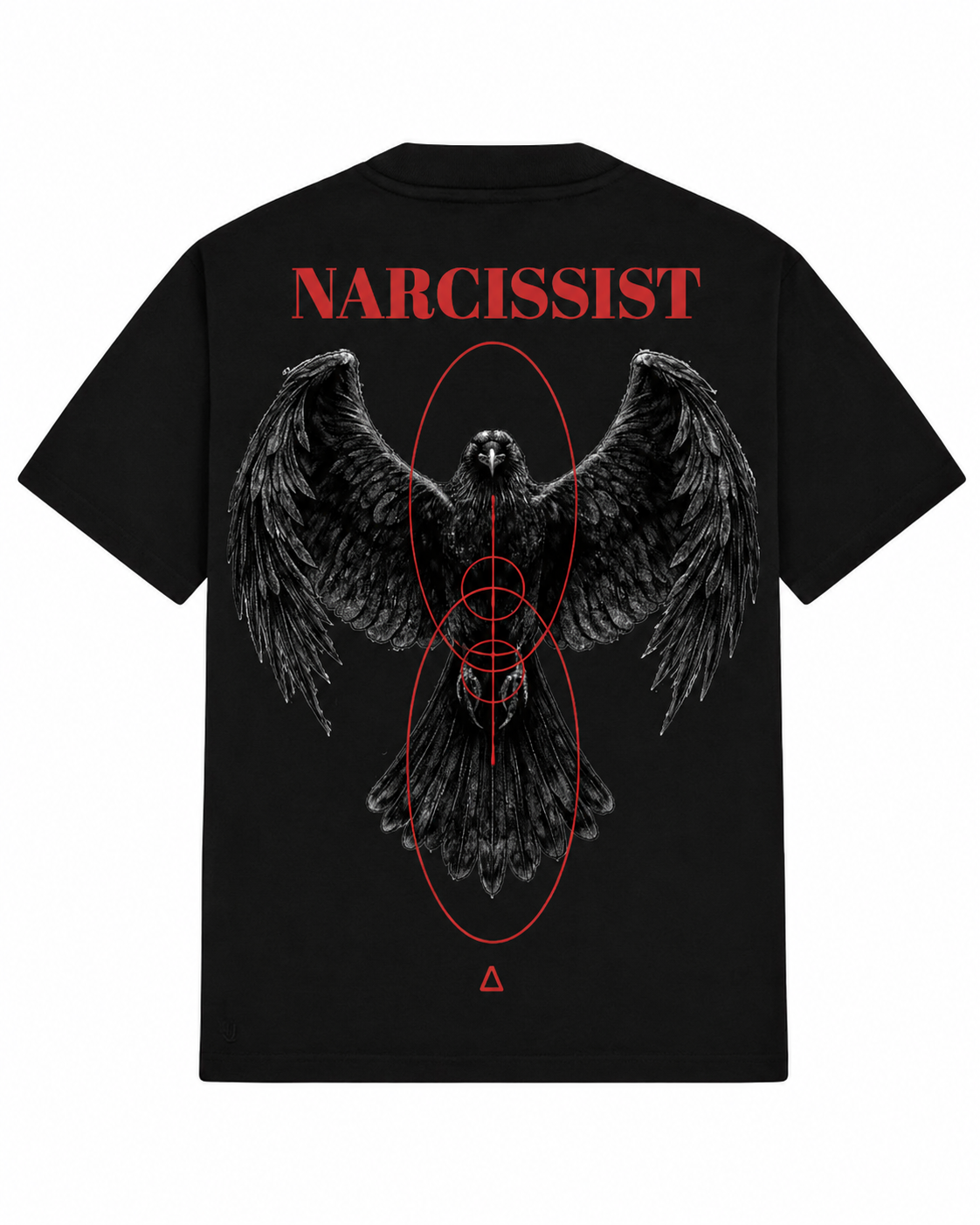 DARKE temporary Narcissist raven oversized tee back concept